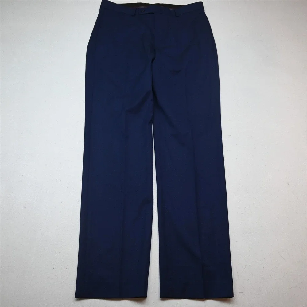 NEW Van Heusen 40L 32x32 Blue Flex Mens Jacket Pants Suit